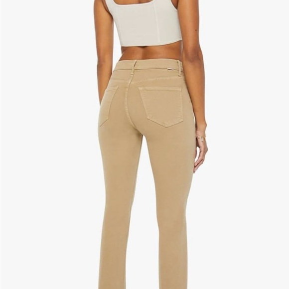 Mother Mid Rise Dazzler Ankle Fray Prairie Sand 26 - Picture 3 of 15